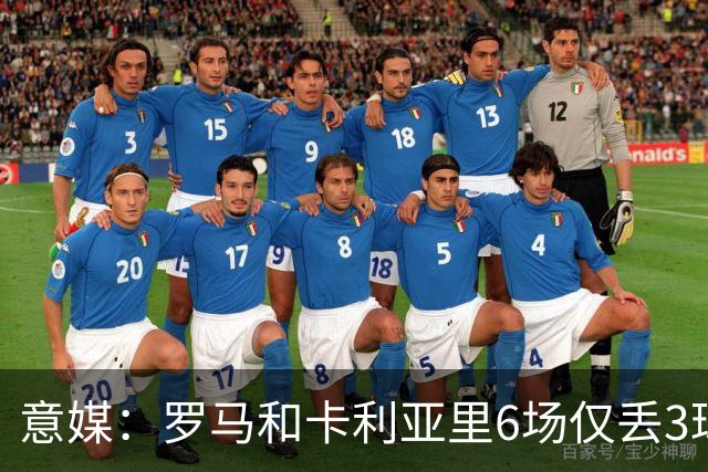 意媒：罗马和卡利亚里6场仅丢3球，五大联赛最佳