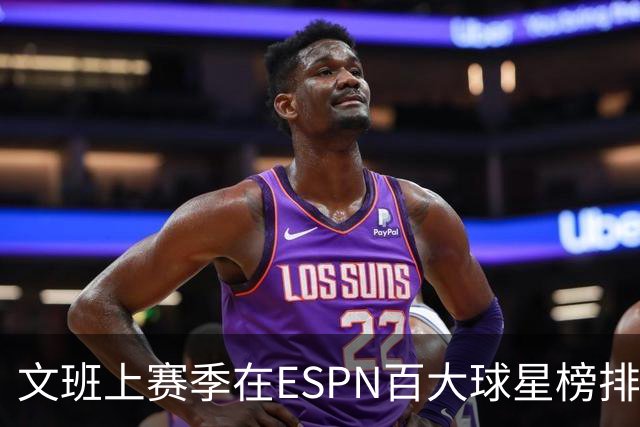 文班上赛季在ESPN百大球星榜排第五 如今窜至第二&仅次于约基奇